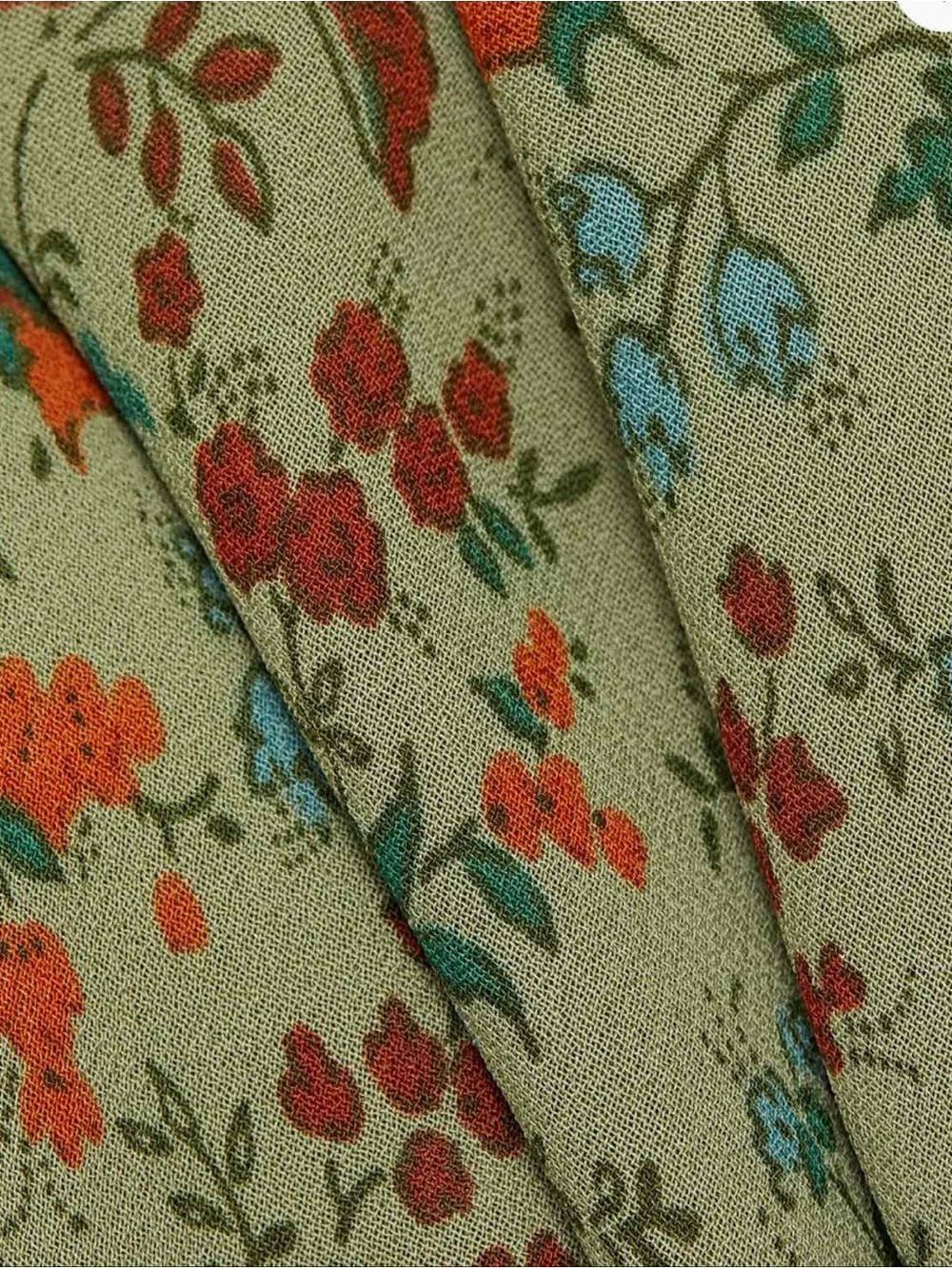 NWT Reformation Leana Midi Dress in Ponderosa Size 0 - Picture 7 of 9